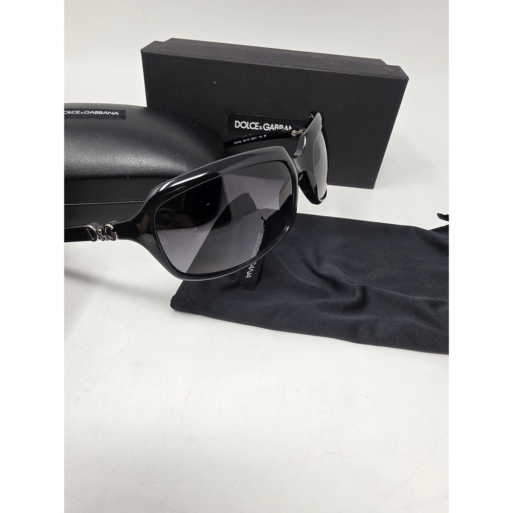 Dolce & Gabbana DD 2192 Black Polarized Sunglasses 501/T3 62-17-115 Italy